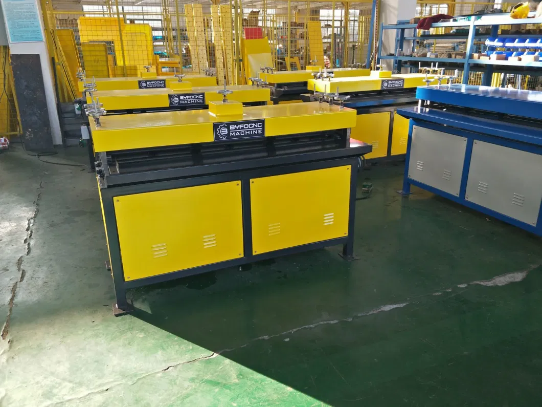 Byfo HVAC Square Duct Beading Grooving Rectangular Air Ductwork Making Forming Machine