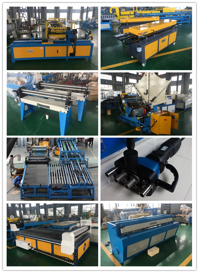 High Quality Rectangular Duct Iron Pipe Production Line / Duct Making Machine