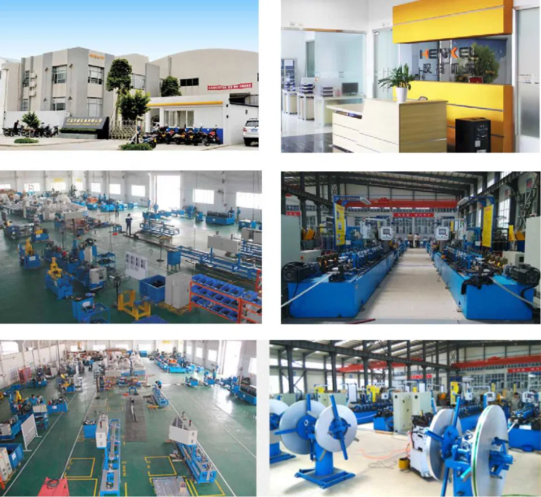 201 Steel Handrail Usage Square Profile Production Line Rectangular Duct Making Machinery