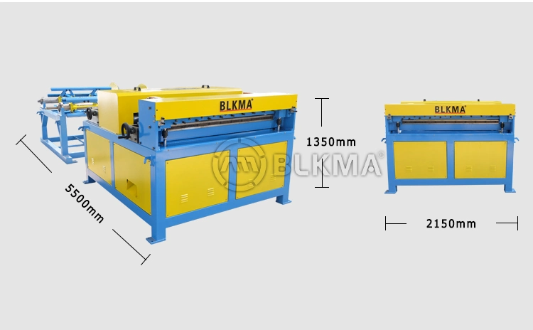 Matchable Duct Production Line2 Square Tube Making Machines/Rectangular Pipe Making Machine for HVAC Industry