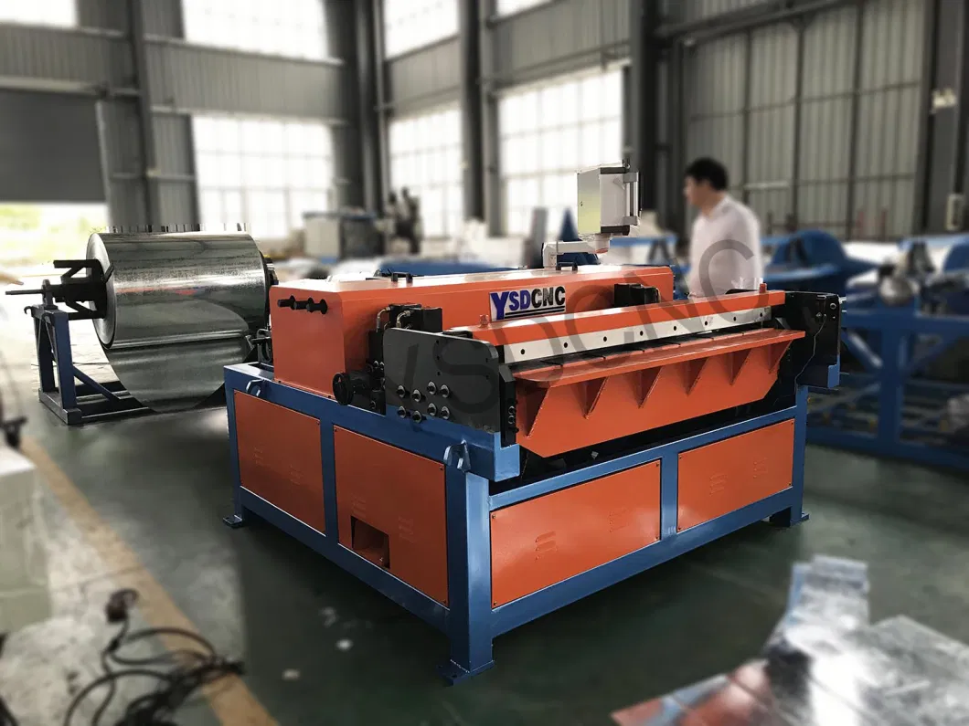 Sheet Metal Square Rectangular HVAC Air Conditioner Auto Duct Manufacture Production Line 3 Tubeformer Air Pipe Making Machine