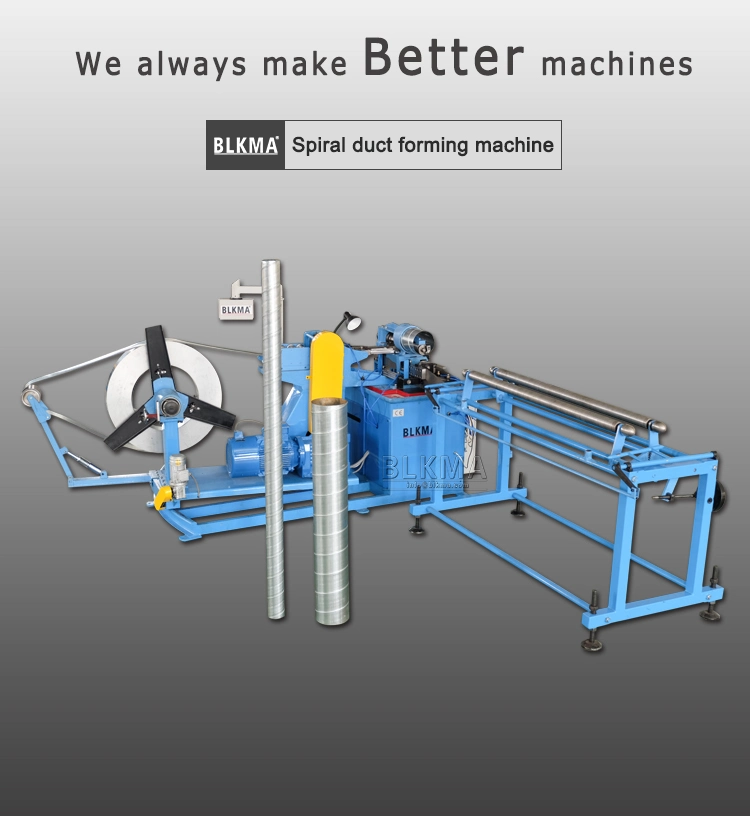 Production Line Spiro Tube Forming Machine, Spiral Round Duct Forming Machine