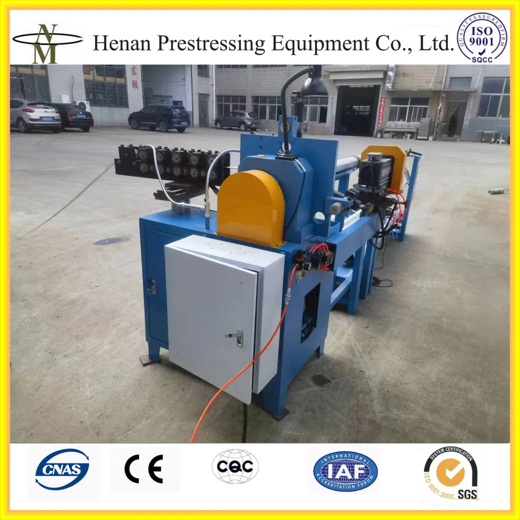 Single Groove Spiral Duct Forming Machine for Post Tensioning