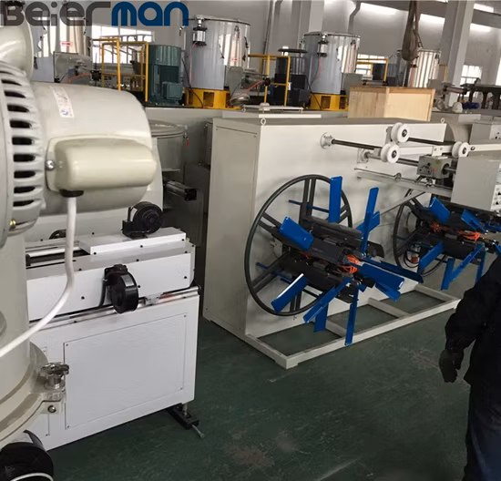 Corrugated Pipe Machine Single Wall Round Corrugated Duct Production Line 35~140mm Prestress Concrete Pipe Making Machine