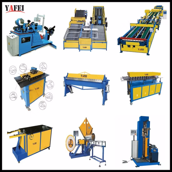 Ventilation Duct Manufacturing Machine for Rectangular Tube Making Produce