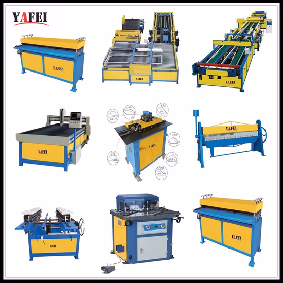 HVAC Air Duct Forming Machine for Rectangular Tube Making Produce